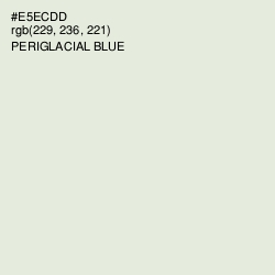 #E5ECDD - Periglacial Blue Color Image